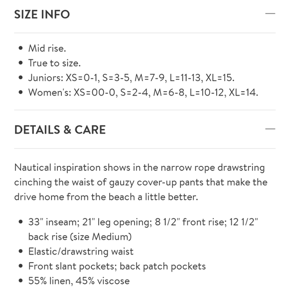 Roxy Navy Drawstring Pants - Picture 5 of 5